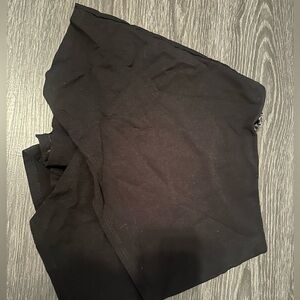 Black envelope skirt